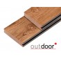 Террасная доска ДПК Outdoor 3D 140*25*3000 мм. полнотелая NEVADA/CALIFORNIA BROWN дуб
