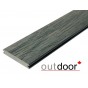 Террасная доска ДПК Outdoor 3D 140*21*2900 мм. полнотелая STORM/OLD WOOD GREY серая микс Террасная доска ДПК Outdoor 3D 140*21*2900 мм. полнотелая STORM/OLD WOOD GREY серая микс