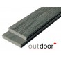 Террасная доска ДПК Outdoor 3D 140*21*2900 мм. полнотелая STORM/OLD WOOD GREY серая микс Террасная доска ДПК Outdoor 3D 140*21*2900 мм. полнотелая STORM/OLD WOOD GREY серая микс