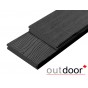 Террасная доска ДПК Outdoor 3D 140*25*3000 мм. полнотелая STORM/OCEAN BLACK черная Террасная доска ДПК Outdoor 3D 140*25*3000 мм. полнотелая STORM/OCEAN BLACK черная