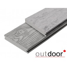 Террасная доска ДПК Outdoor 3D 140*25*3000 мм. полнотелая STORM/OCEAN GREY серая микс Террасная доска ДПК Outdoor 3D 140*25*3000 мм. полнотелая STORM/OCEAN GREY серая микс
