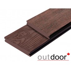Террасная доска ДПК Outdoor 3D 140*25*3000 мм. полнотелая STORM/OCEAN BROWN коричневая микс Террасная доска ДПК Outdoor 3D 140*25*3000 мм. полнотелая STORM/OCEAN BROWN коричневая микс