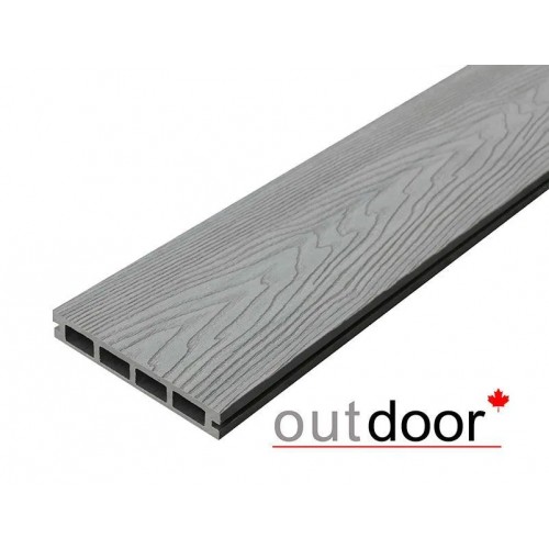 Террасная доска ДПК Outdoor 3D 150*25*4000 мм. HAVANA GREY серая микс Террасная доска ДПК Outdoor 3D 150*25*4000 мм. HAVANA GREY серая микс