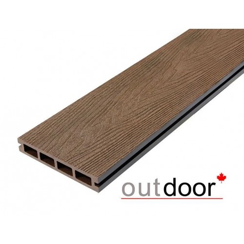 Террасная доска ДПК Outdoor 3D 150*25*4000 мм. HAVANA BROWN коричневая микс Террасная доска ДПК Outdoor 3D 150*25*4000 мм. HAVANA BROWN коричневая микс