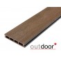 Террасная доска ДПК Outdoor 3D 150*25*4000 мм. HAVANA BROWN коричневая микс Террасная доска ДПК Outdoor 3D 150*25*4000 мм. HAVANA BROWN коричневая микс