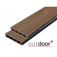 Террасная доска ДПК Outdoor 3D 150*25*4000 мм. HAVANA BROWN коричневая микс Террасная доска ДПК Outdoor 3D 150*25*4000 мм. HAVANA BROWN коричневая микс