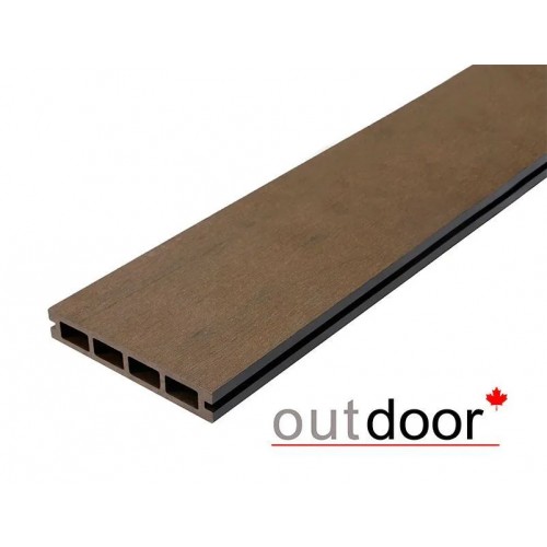 Террасная доска ДПК Outdoor 3D 150*25*4000 мм. HAVANA BROWN коричневая микс Террасная доска ДПК Outdoor 3D 150*25*4000 мм. HAVANA BROWN коричневая микс