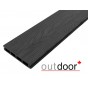 Террасная доска ДПК Outdoor 3D 150*25*4000 мм. ARIZONA BLACK черная Террасная доска ДПК Outdoor 3D 150*25*4000 мм. ARIZONA BLACK черная
