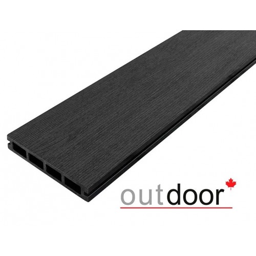 Террасная доска ДПК Outdoor 3D 150*25*4000 мм. STORM BLACK черная Террасная доска ДПК Outdoor 3D 150*25*4000 мм. STORM BLACK черная