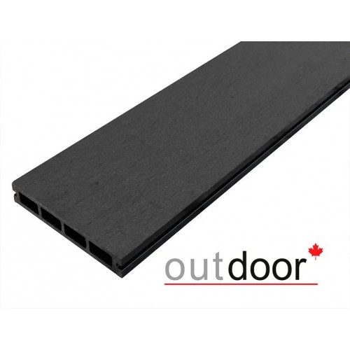 Террасная доска ДПК Outdoor 3D 150*25*4000 мм. STORM BLACK черная Террасная доска ДПК Outdoor 3D 150*25*4000 мм. STORM BLACK черная