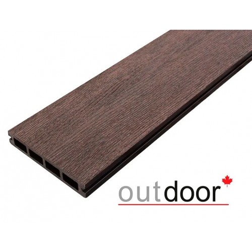 Террасная доска ДПК Outdoor 3D 150*25*4000 мм. STORM BROWN коричневая микс Террасная доска ДПК Outdoor 3D 150*25*4000 мм. STORM BROWN коричневая микс