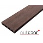 Террасная доска ДПК Outdoor 3D 150*25*4000 мм. STORM BROWN коричневая микс Террасная доска ДПК Outdoor 3D 150*25*4000 мм. STORM BROWN коричневая микс