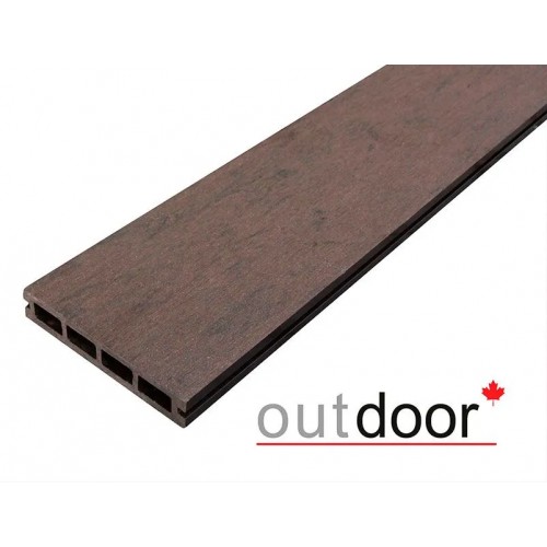 Террасная доска ДПК Outdoor 3D 150*25*4000 мм. STORM BROWN коричневая микс Террасная доска ДПК Outdoor 3D 150*25*4000 мм. STORM BROWN коричневая микс