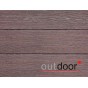 Террасная доска ДПК Outdoor 3D 150*25*4000 мм. STORM BROWN коричневая микс Террасная доска ДПК Outdoor 3D 150*25*4000 мм. STORM BROWN коричневая микс