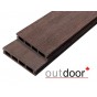Террасная доска ДПК Outdoor 3D 150*25*4000 мм. STORM BROWN коричневая микс Террасная доска ДПК Outdoor 3D 150*25*4000 мм. STORM BROWN коричневая микс