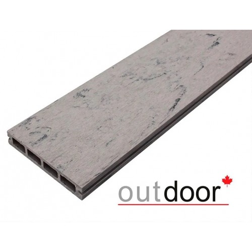 Террасная доска ДПК Outdoor 3D 90*25*4000 мм. STORM GREY серая Террасная доска ДПК Outdoor 3D 90*25*4000 мм. STORM GREY серая