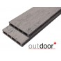 Террасная доска ДПК Outdoor 3D 150*25*4000 мм. STORM GREY серая Террасная доска ДПК Outdoor 3D 150*25*4000 мм. STORM GREY серая