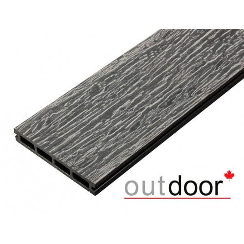 Террасная доска ДПК Outdoor 150*25*3000 мм. OLD WOOD/вельвет графит Террасная доска ДПК Outdoor 150*25*3000 мм. OLD WOOD/вельвет графит