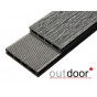 Террасная доска ДПК Outdoor 150*25*3000 мм. OLD WOOD/вельвет графит Террасная доска ДПК Outdoor 150*25*3000 мм. OLD WOOD/вельвет графит
