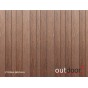 Террасная доска ДПК Outdoor 3D 120*25*4000 мм. STORM BROWN коричневая микс