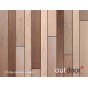 Террасная доска ДПК Outdoor 3D 120*25*4000 мм. STORM BROWN коричневая микс