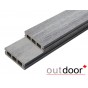 Террасная доска ДПК Outdoor 3D 90*25*4000 мм. STORM GREY серая Террасная доска ДПК Outdoor 3D 90*25*4000 мм. STORM GREY серая