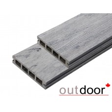 Террасная доска ДПК Outdoor 3D 120*25*4000 мм. STORM GREY серая Террасная доска ДПК Outdoor 3D 120*25*4000 мм. STORM GREY серая