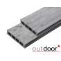Террасная доска ДПК Outdoor 3D 120*25*4000 мм. STORM GREY серая Террасная доска ДПК Outdoor 3D 120*25*4000 мм. STORM GREY серая