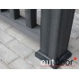 Ограждение из ДПК Outdoor "Кантри плюс" 1000*1500 мм. 3D STORM BLACK