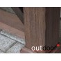 Ограждение из ДПК Outdoor "Классик" 1000*1500 мм. 3D STORM BROWN