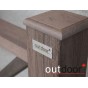 Ограждение из ДПК Outdoor "Классик" 1000*1500 мм. 3D STORM BROWN