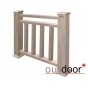 Ограждение из ДПК Outdoor "Классик плюс" 1000*1500 мм. 3D STORM GREY