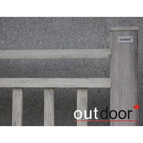 Ограждение из ДПК Outdoor "Классик плюс" 1000*1500 мм. 3D STORM GREY
