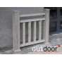 Ограждение из ДПК Outdoor "Классик плюс" 1000*1500 мм. 3D STORM GREY