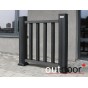 Ограждение из ДПК Outdoor "Классик" 1000*1500 мм. 3D STORM BLACK