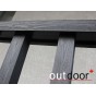 Ограждение из ДПК Outdoor "Классик" 1000*1500 мм. 3D STORM BLACK