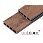 Террасная доска ДПК Outdoor 3D 150*25*4000 мм. завершающая NEVADA/CALIFORNIA BROWN коричневая микс Террасная доска ДПК Outdoor 3D 150*25*4000 мм. завершающая NEVADA/CALIFORNIA BROWN коричневая микс