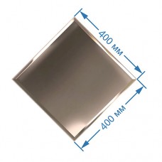 Зеркальная плитка 40x40 см с фацетом 15 мм (квадрат)