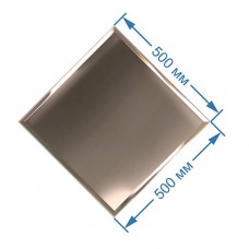 Зеркальная плитка 50x50 см с фацетом 15 мм (квадрат)