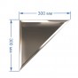 Зеркальная плитка 30x30 см с фацетом 15 мм (треугольник)