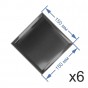 Зеркальная плитка 15x15 см (6 шт.) с фацетом 10 мм (квадрат) Зеркальная плитка 15x15 см (6 шт.) с фацетом 10 мм (квадрат)