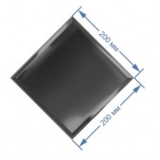 Зеркальная плитка 20x20 см с фацетом 10 мм (квадрат) Зеркальная плитка 20x20 см с фацетом 10 мм (квадрат)