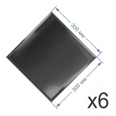 Зеркальная плитка 30x30 см (6 шт.) с фацетом 10 мм (квадрат) Зеркальная плитка 30x30 см (6 шт.) с фацетом 10 мм (квадрат)