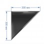 Зеркальная плитка 30x30 см с фацетом 10 мм (треугольник) Зеркальная плитка 30x30 см с фацетом 10 мм (треугольник)