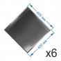 Зеркальная плитка 40x40 см (6 шт.) с фацетом 10 мм (квадрат) Зеркальная плитка 40x40 см (6 шт.) с фацетом 10 мм (квадрат)
