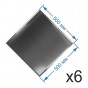 Зеркальная плитка 50x50 см (6 шт.) с фацетом 10 мм (квадрат) Зеркальная плитка 50x50 см (6 шт.) с фацетом 10 мм (квадрат)