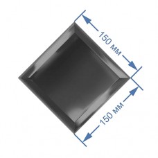 Зеркальная плитка 15x15 см с фацетом 15 мм (квадрат) Зеркальная плитка 15x15 см с фацетом 15 мм (квадрат)