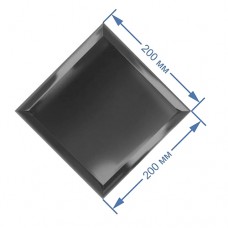 Зеркальная плитка 20x20 см с фацетом 15 мм (квадрат) Зеркальная плитка 20x20 см с фацетом 15 мм (квадрат)