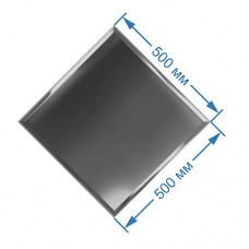 Зеркальная плитка 50x50 см с фацетом 15 мм (квадрат) Зеркальная плитка 50x50 см с фацетом 15 мм (квадрат)